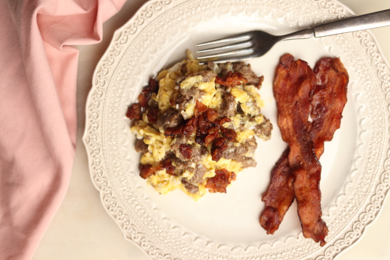 Bacon & Cheddar Scramble