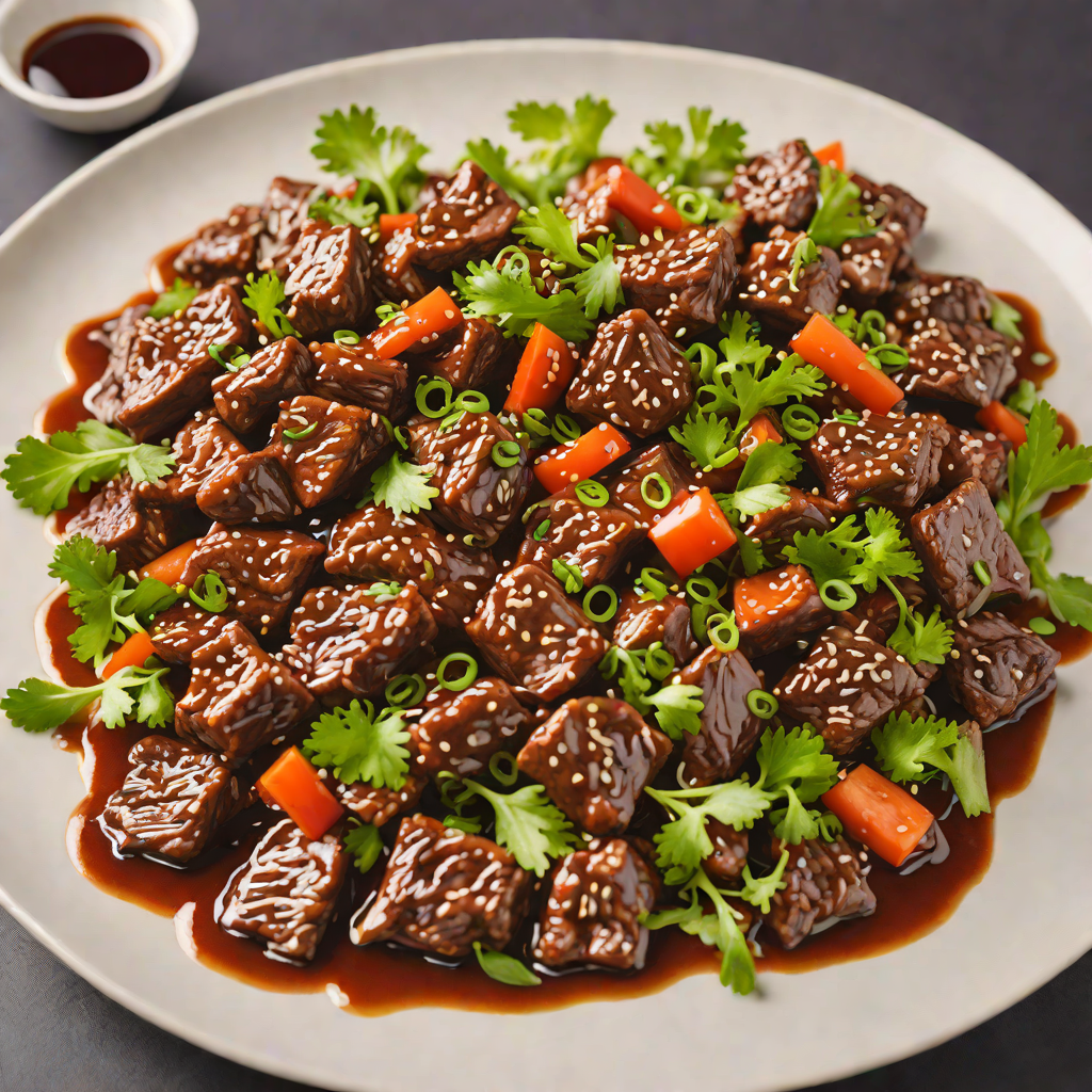 Stir-Fried Beef with BBQ Sauce
