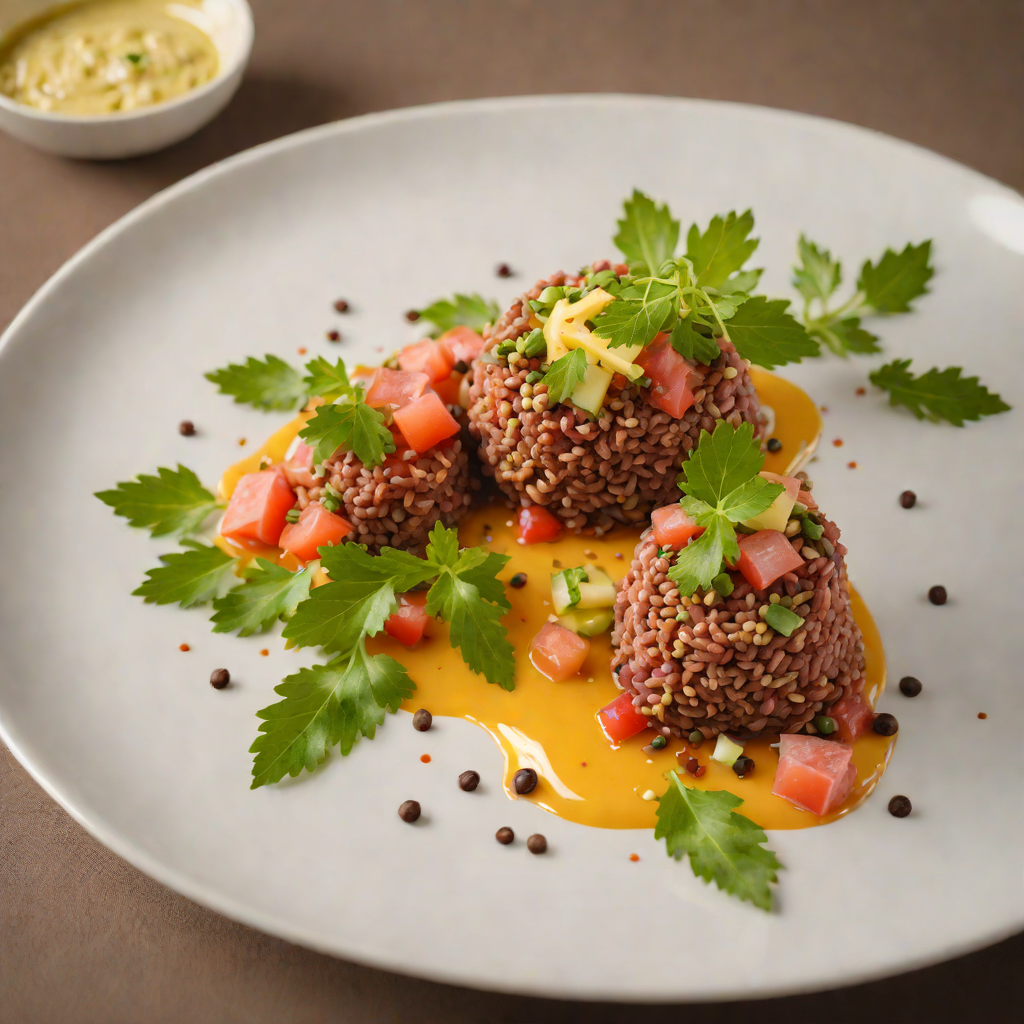 Kitfo-Style Spiced Beef Tartare with Mitmita and Awaze