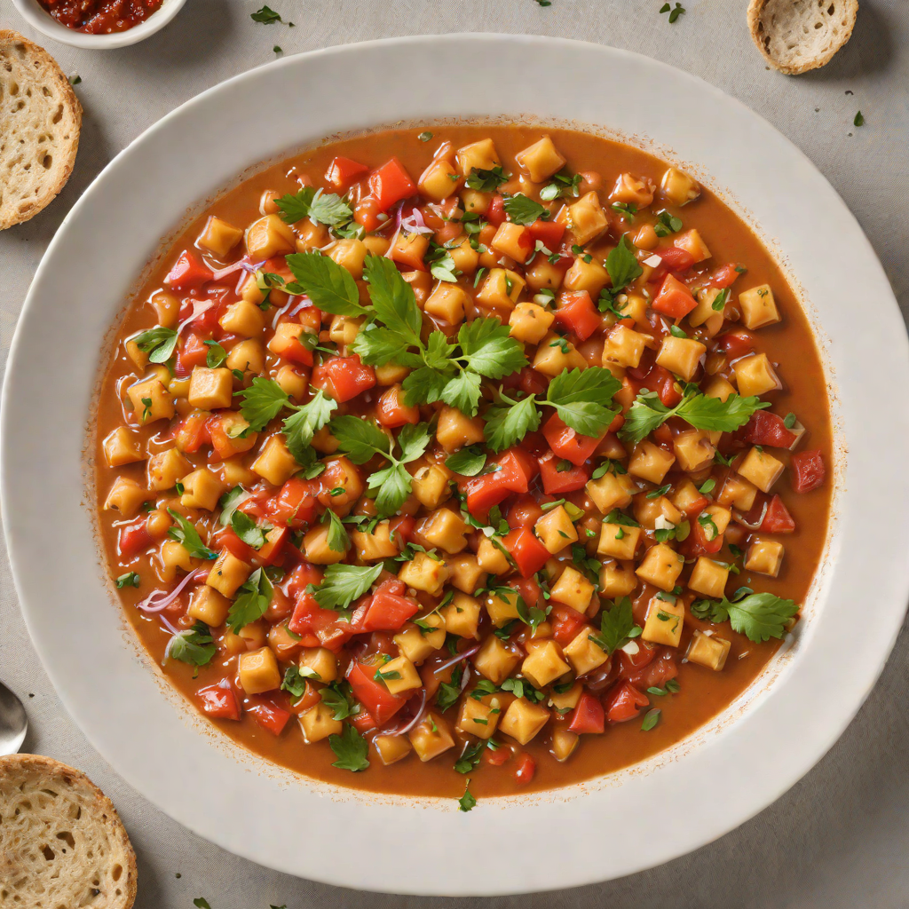 Traditional Greek Chickpea and Tomato Stew