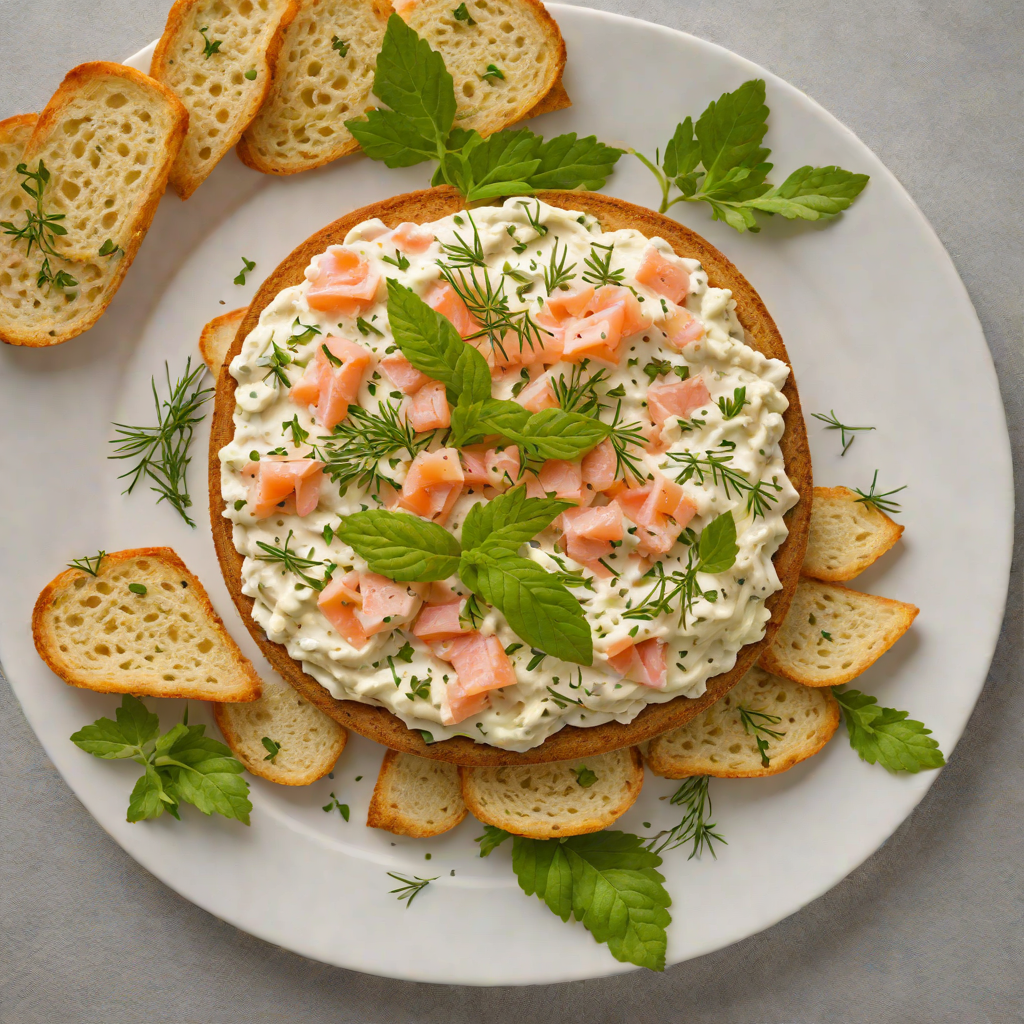 Redwood Creek Smoked Trout Dip with Herb Crostini