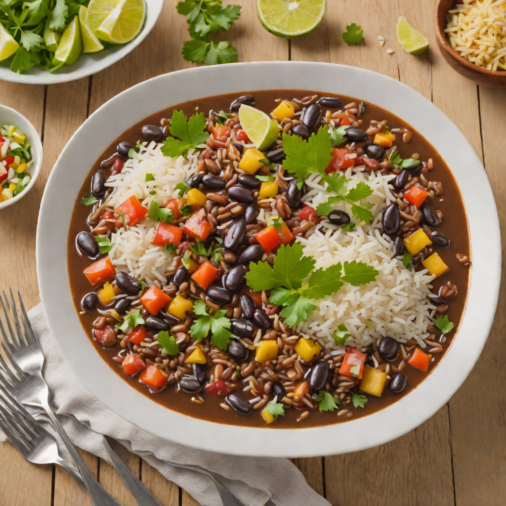 One-Pot Dominican Black Bean and Rice Stew