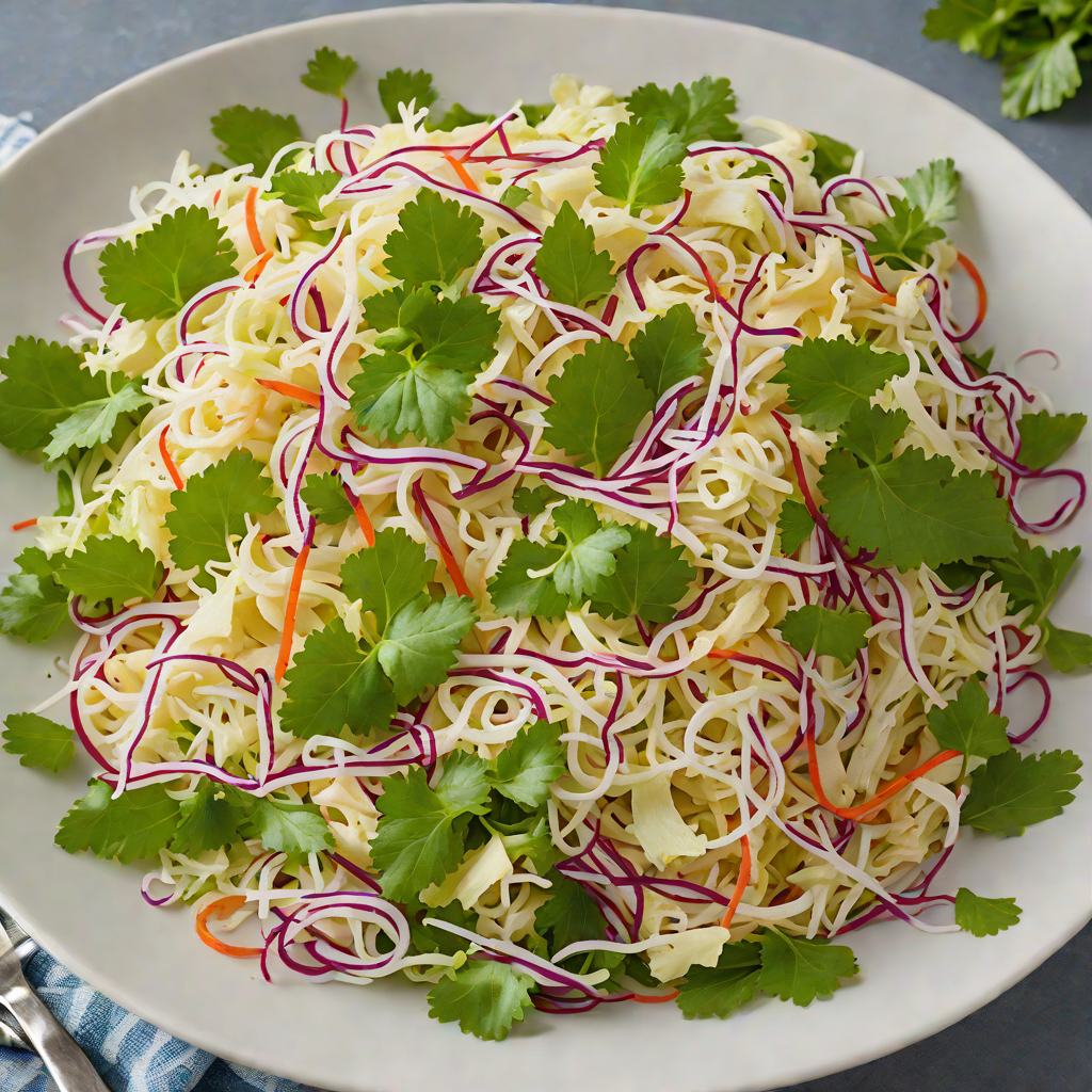 Spicy Pickled Sour Cabbage Slaw