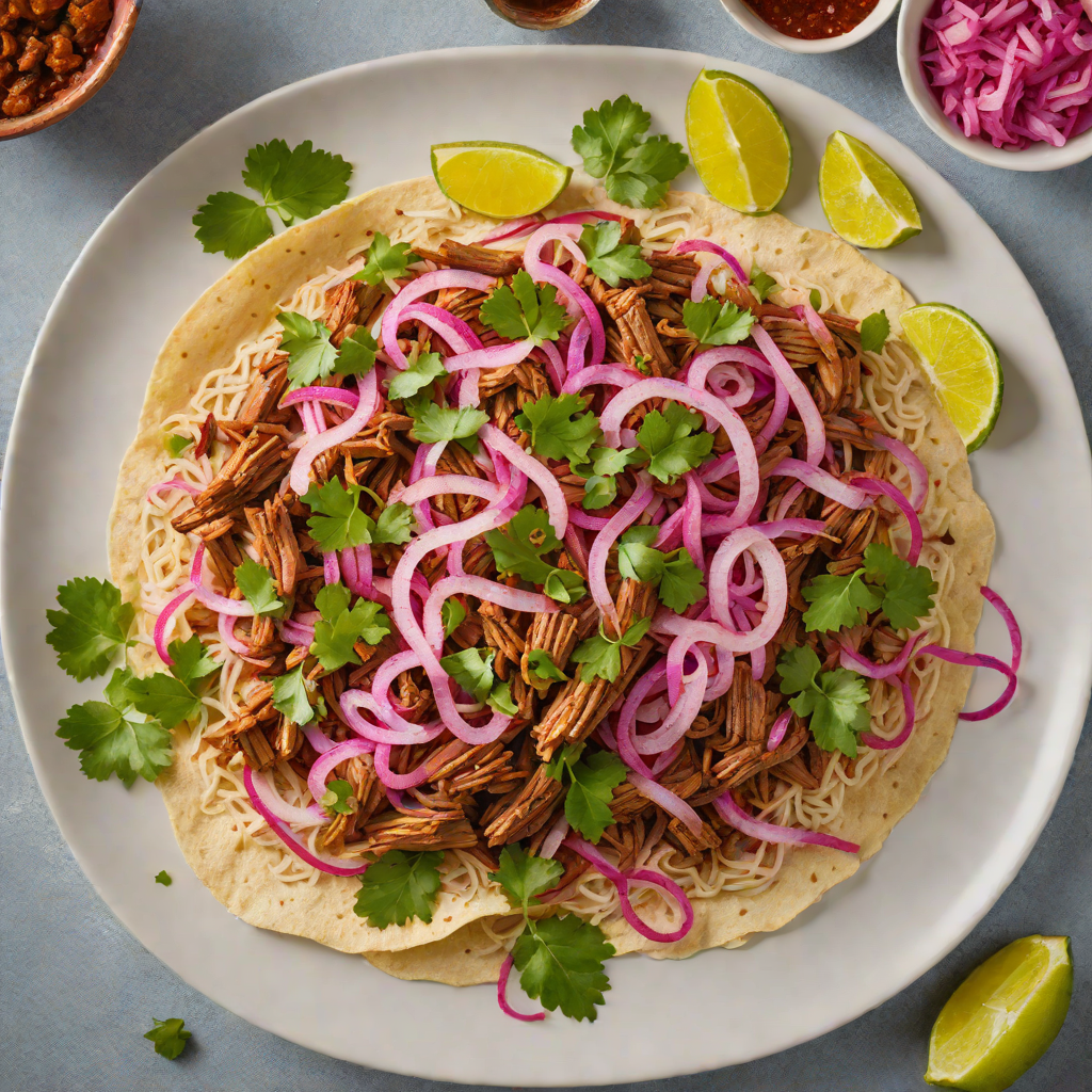 Slow-Cooked Salvadoran Pork Barbacoa with Pickled Red Onions