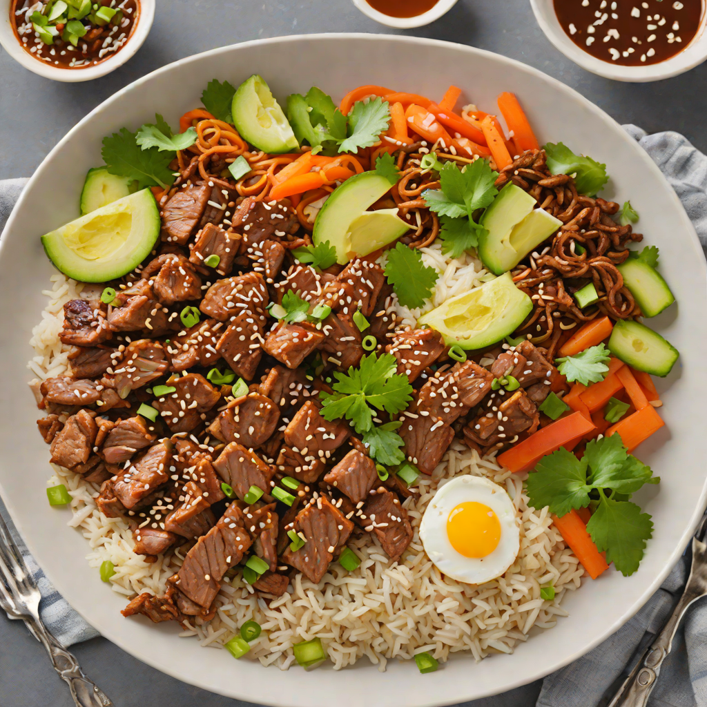 Pan-Seared Spicy Korean Pork Bulgogi Bowls