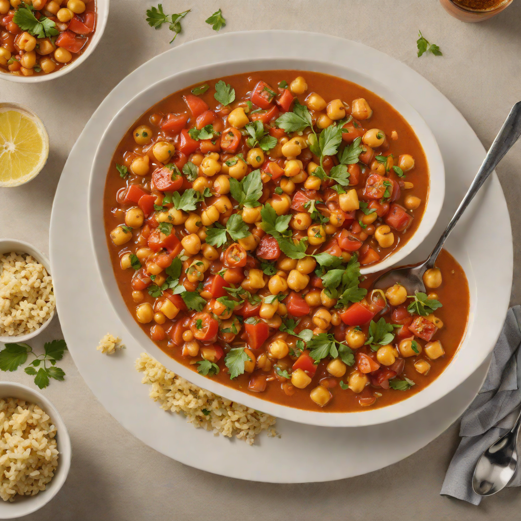 Stovetop Spanish-Style Tomato and Chickpea Stew