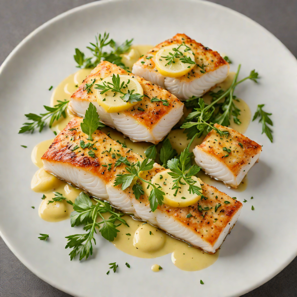 Pan-Seared Cod with Seacoast Herb Butter