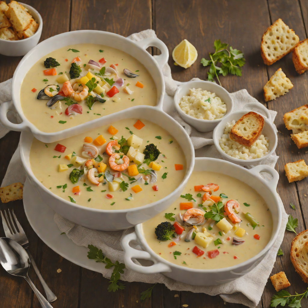 Portsmouth-Inspired Vegetable and Seafood Chowder