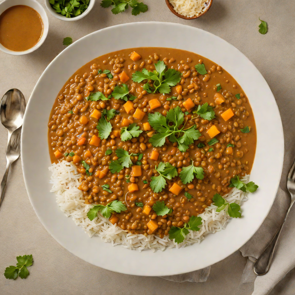 Half-Hour Spiced Lentil Curry with Coconut Milk