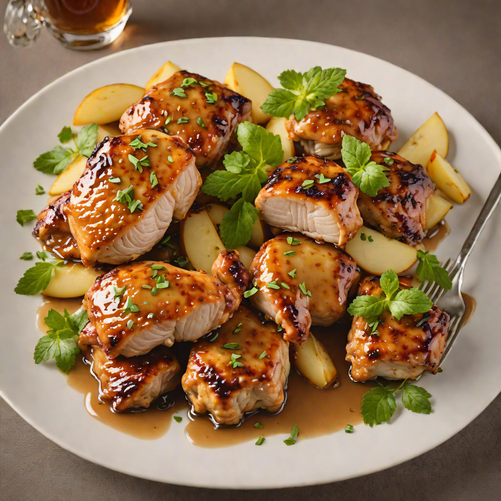 Pan-Seared Chicken Thighs with Regional Apple Cider Glaze