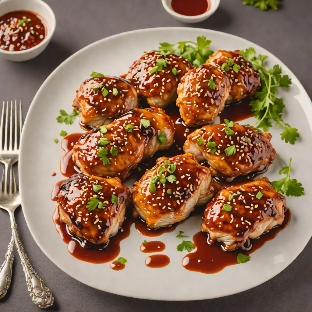 Pan-Seared Chicken Thighs with Spicy Korean Gochujang Glaze