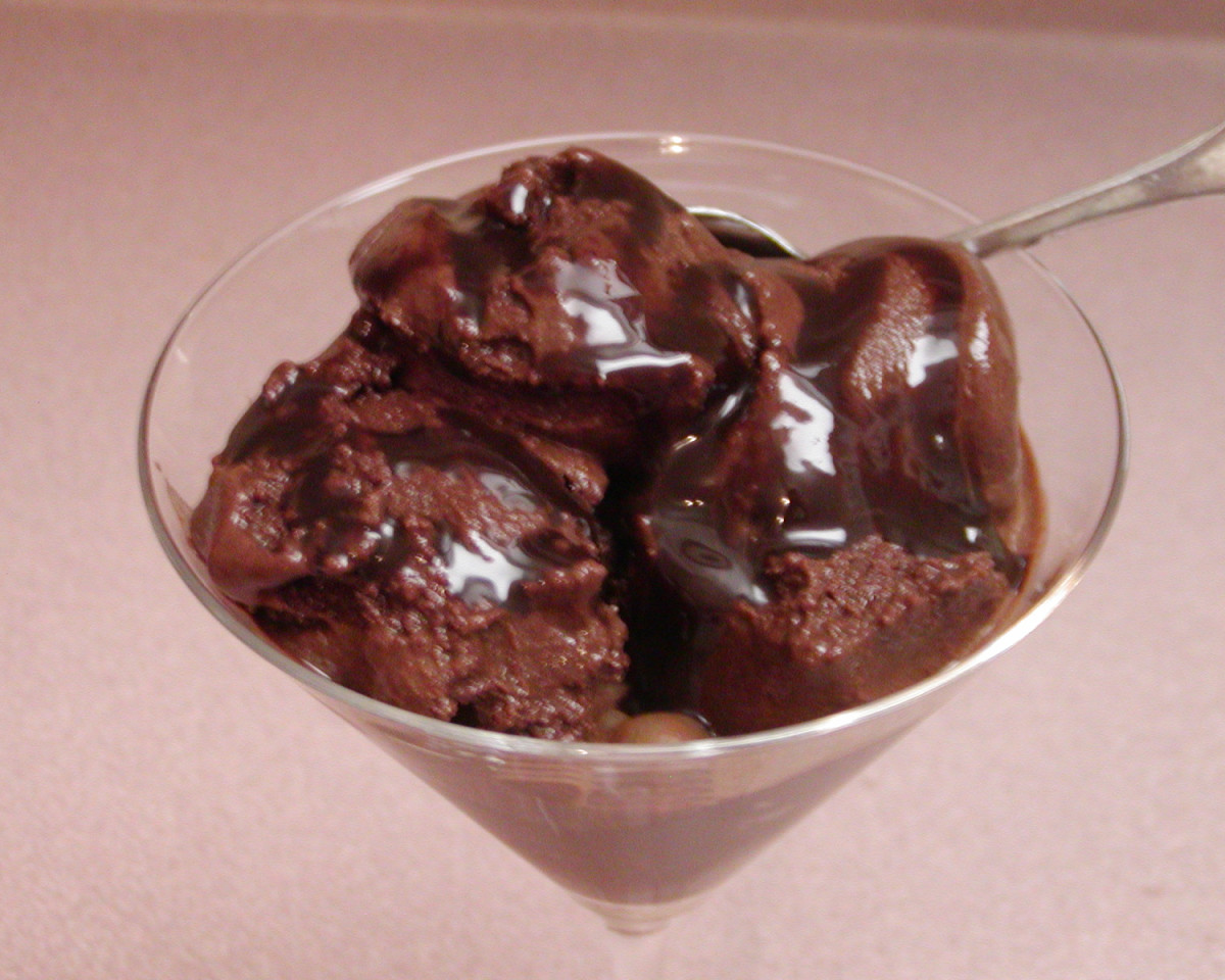 Vanilla Bean Chocolate Sorbet