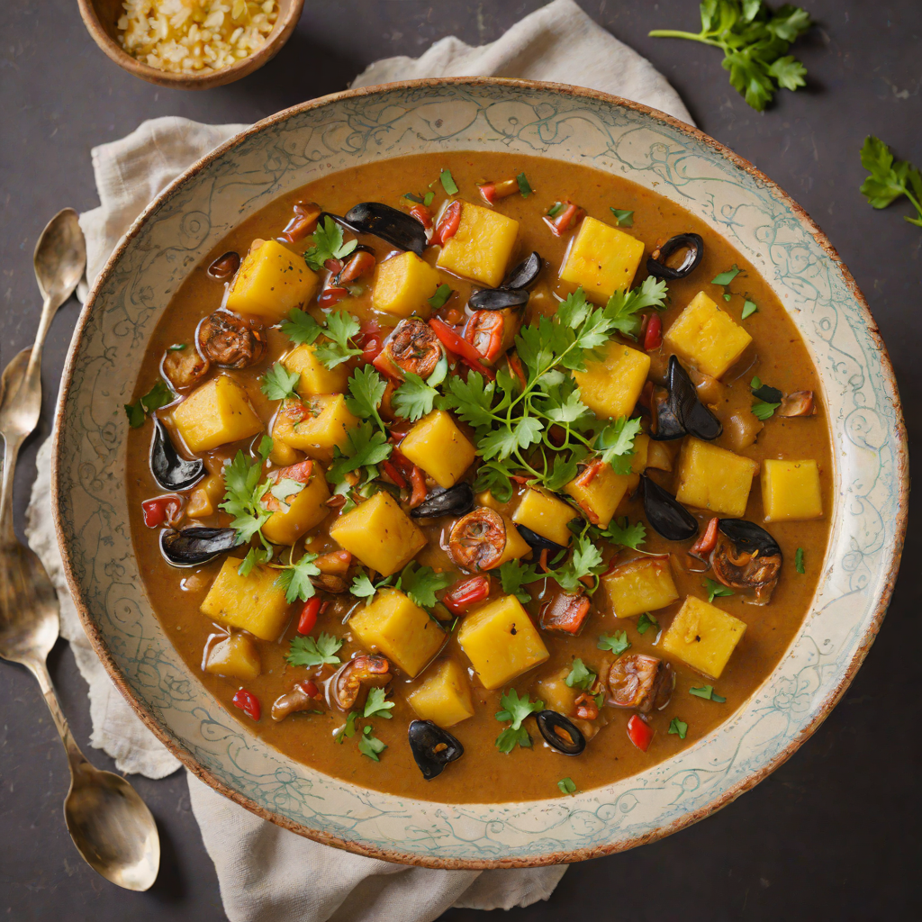 Spiced Coconut and Plantain Stew