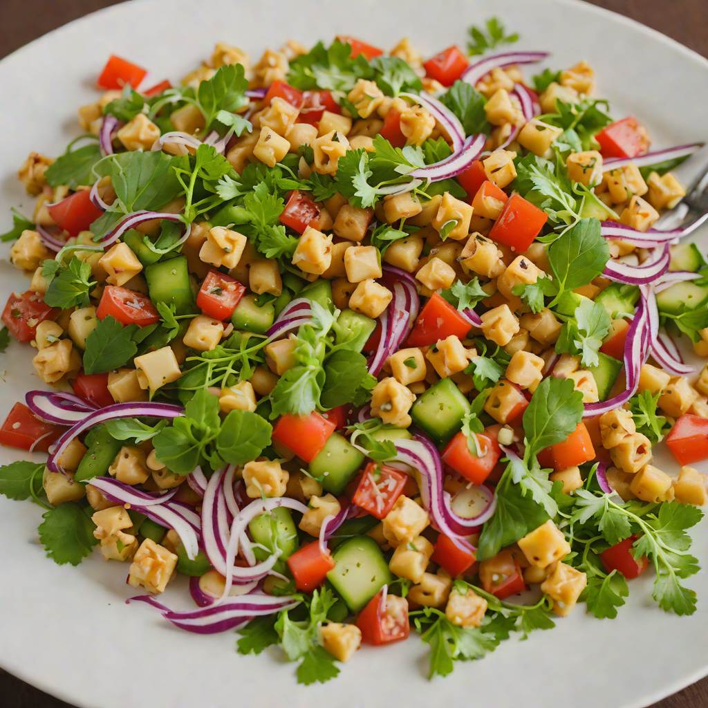Travel-Friendly Chickpea and Veggie Salad