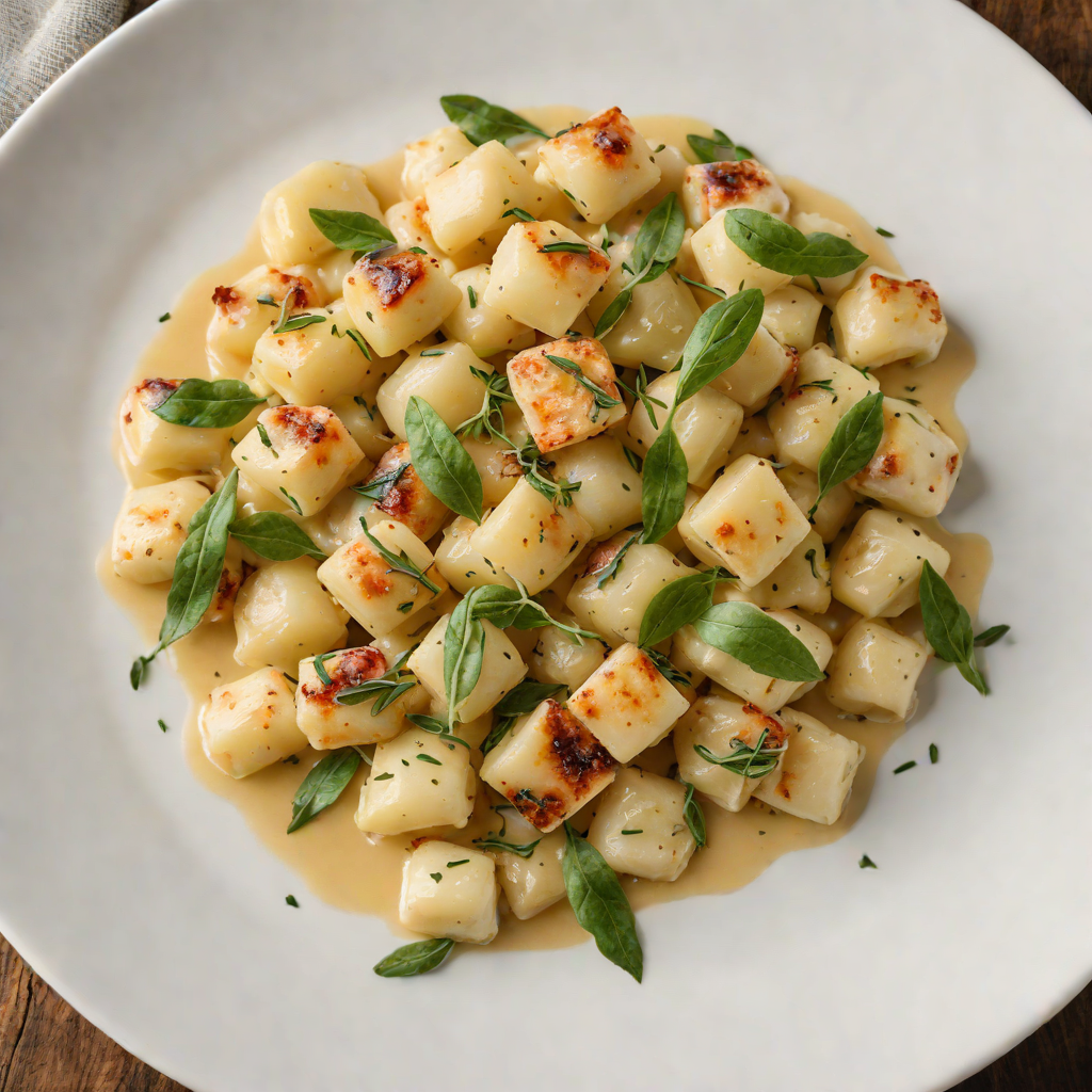 Pan-Seared Four-Cheese Gnocchi with Sage Brown Butter