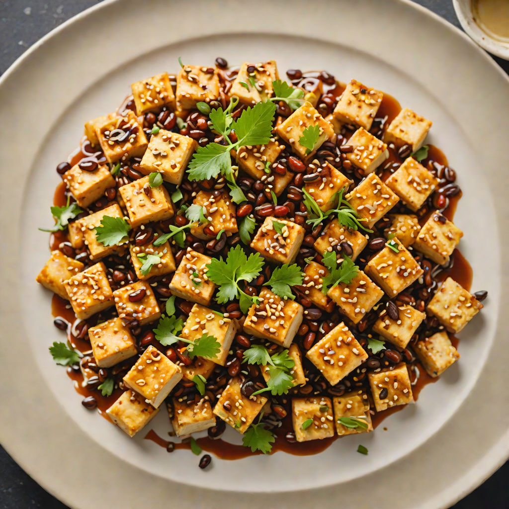 Stir-Fried Tofu with Szechuan Peppercorns and Garlic