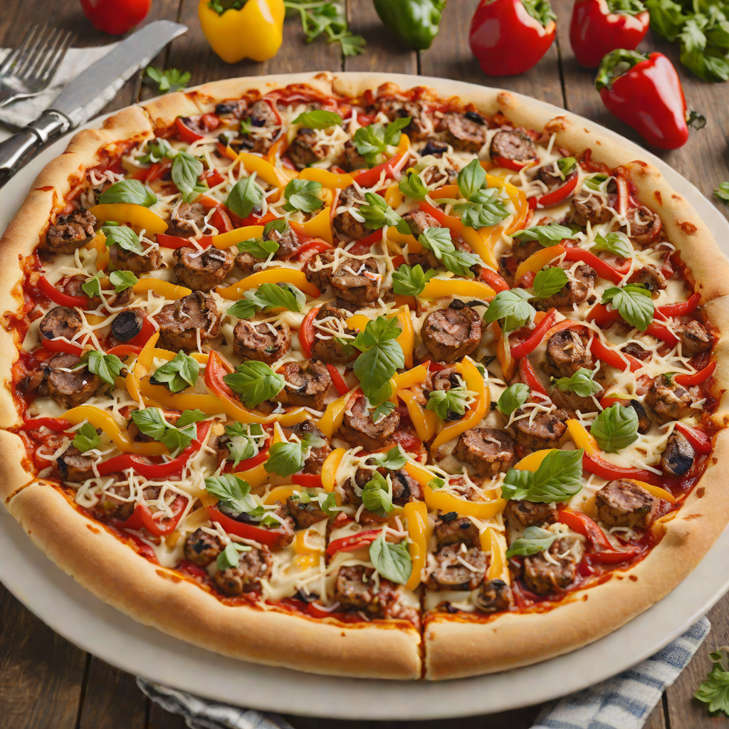 Oven-Roasted Italian Sausage and Bell Pepper Pizza