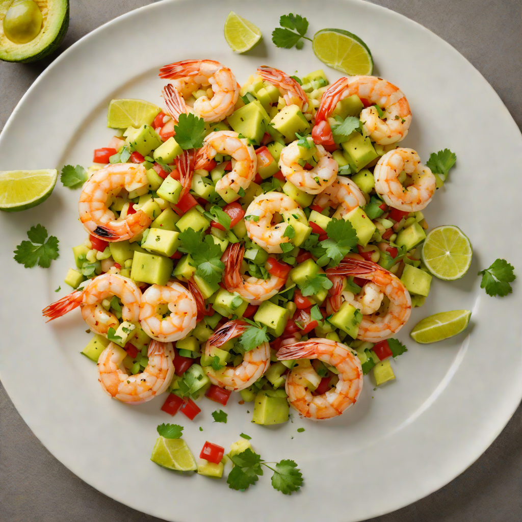 Sautéed Shrimp with Avocado Salsa
