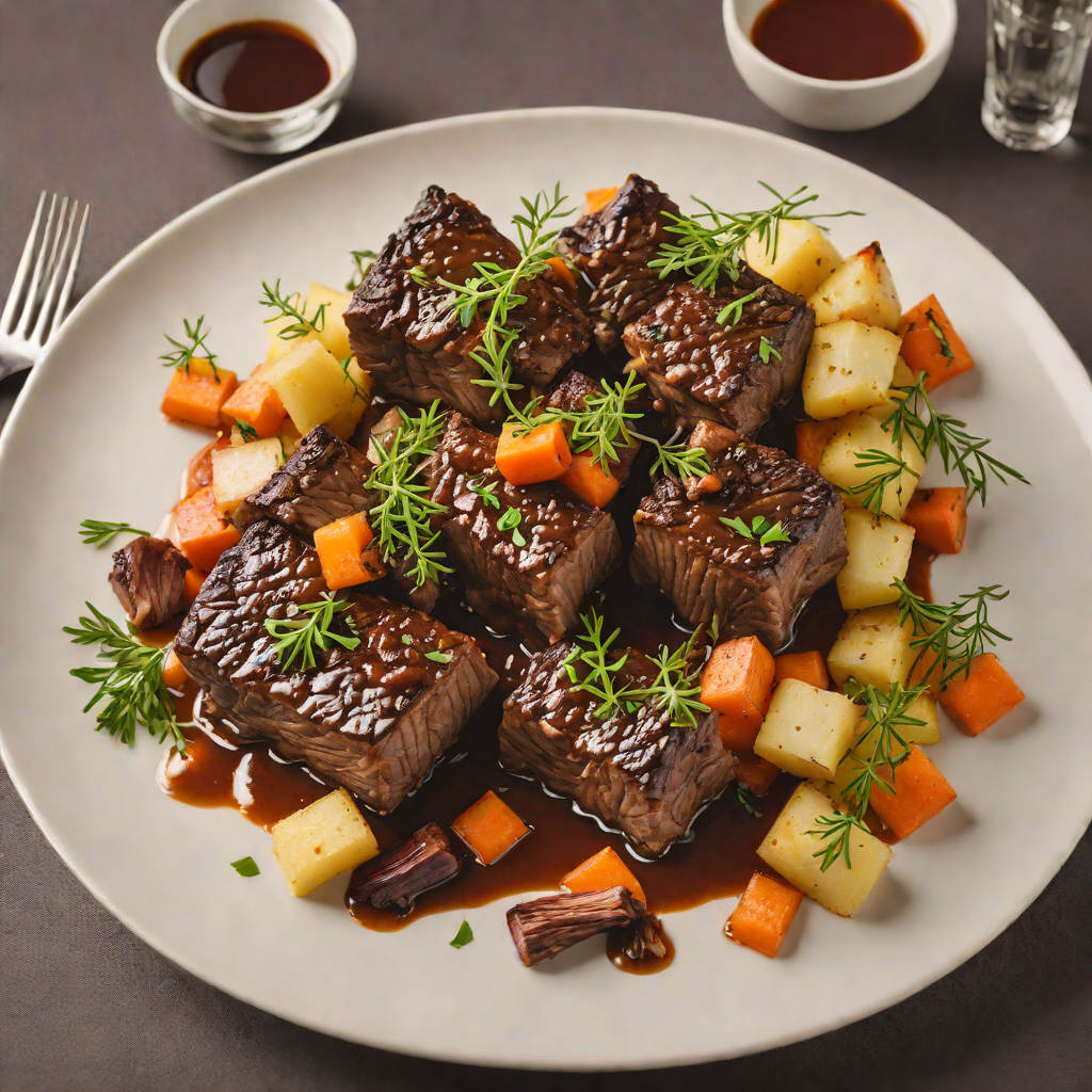 Ale-Braised Beef Short Ribs with Root Vegetables