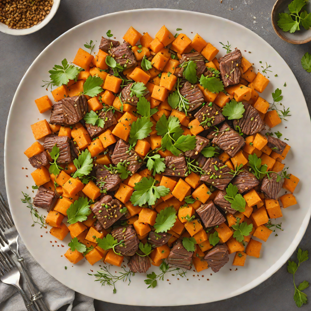 Cumin-Spiced Beef and Sweet Potato Skillet