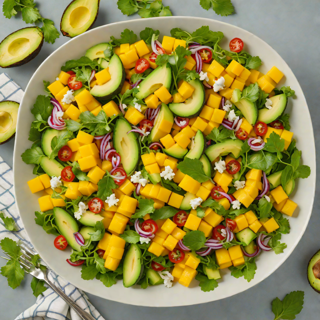 Dominican-Inspired Mango and Avocado Salad