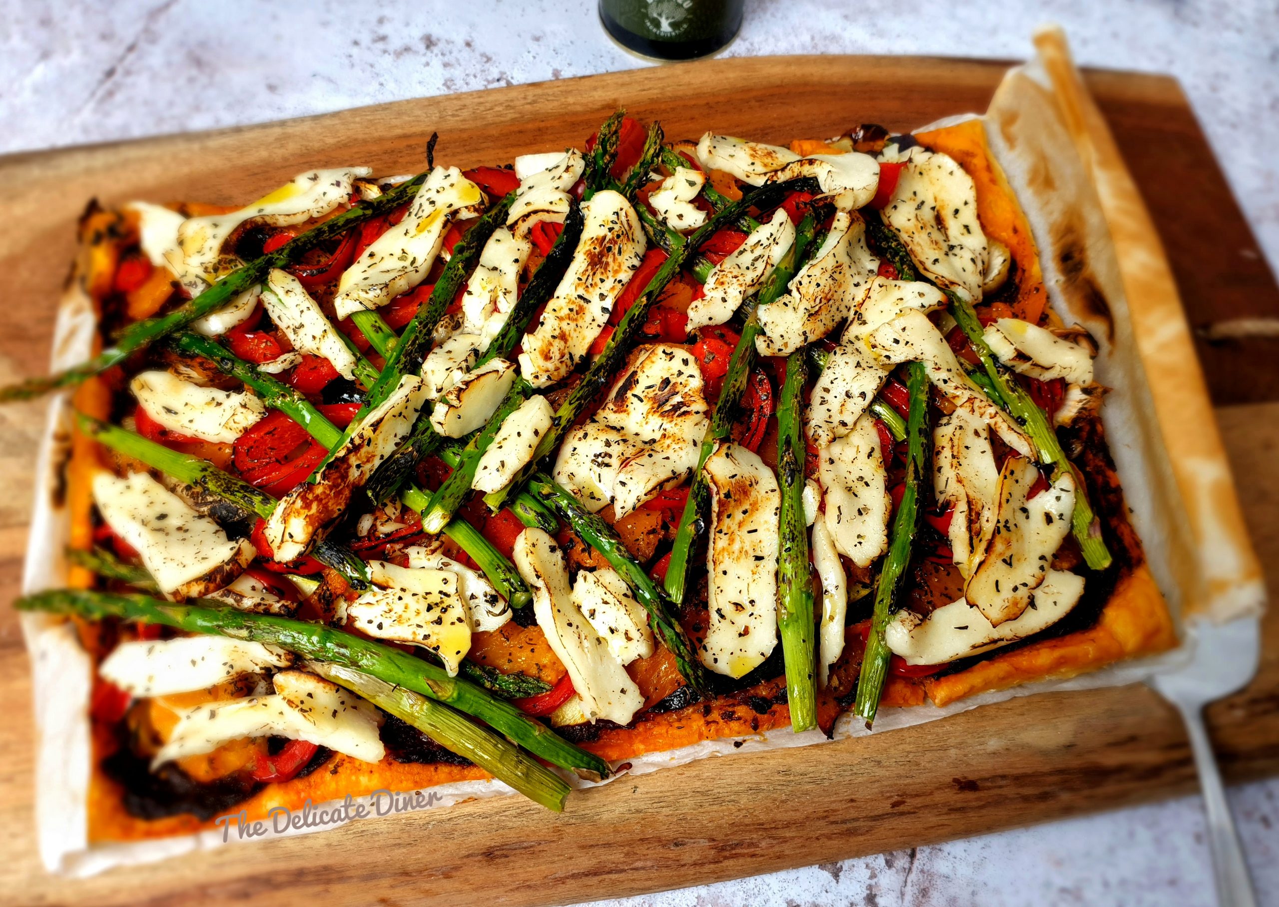 Herbed Halloumi & Roasted Vegetable Skillet