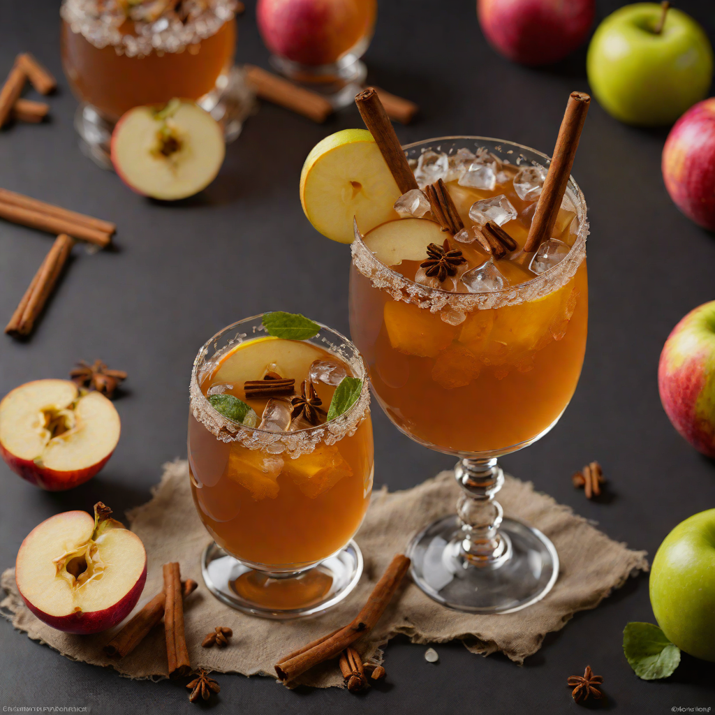 Smoked Cinnamon-Spiced Apple Cider Cocktail
