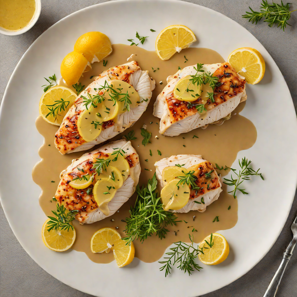 Hidden Herb-Stuffed Chicken Breast with Citrus Pan Sauce
