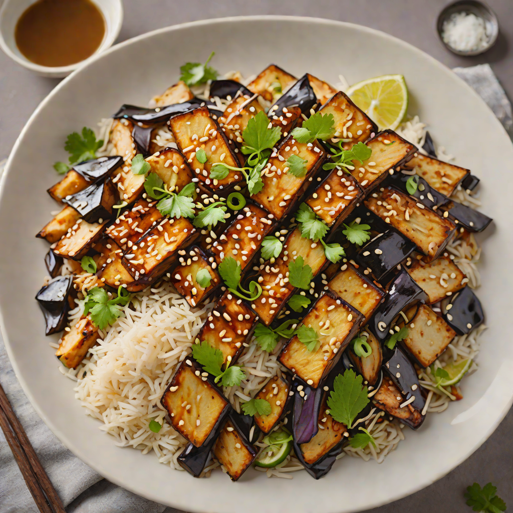 Gluten-Free Miso-Glazed Eggplant Donburi