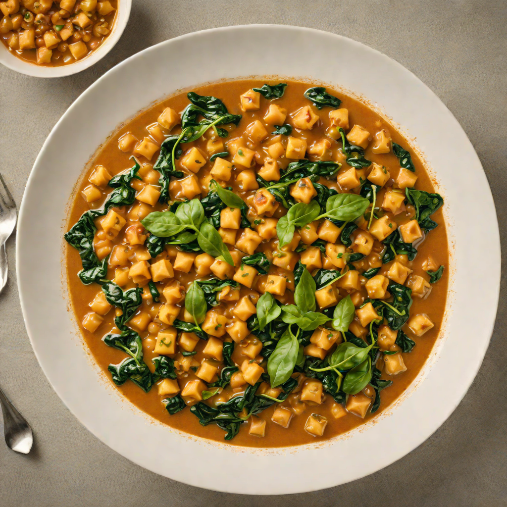 Piccadilly Circus-Inspired Spiced Chickpea and Spinach Stew