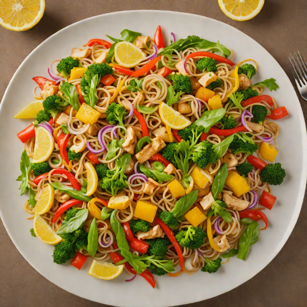 Lemon-Ginger Stir Fry with Crisp Vegetables