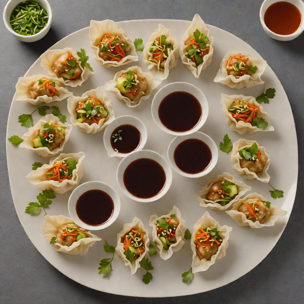 Cloud-Soft Steamed Vegetable Dumplings with Garlic Soy Dipping Sauce