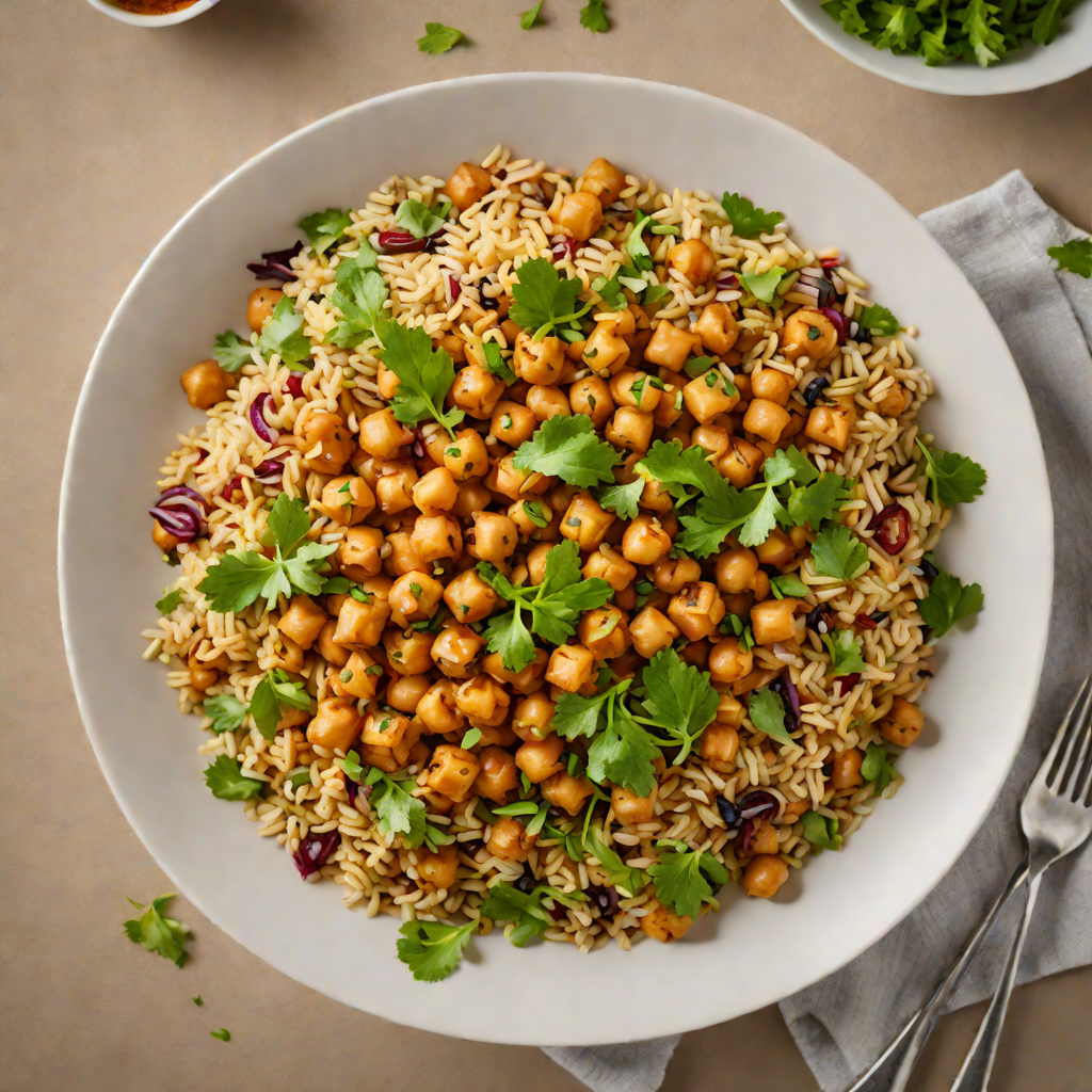 AI-Enhanced Spiced Chickpea and Quinoa Bowl