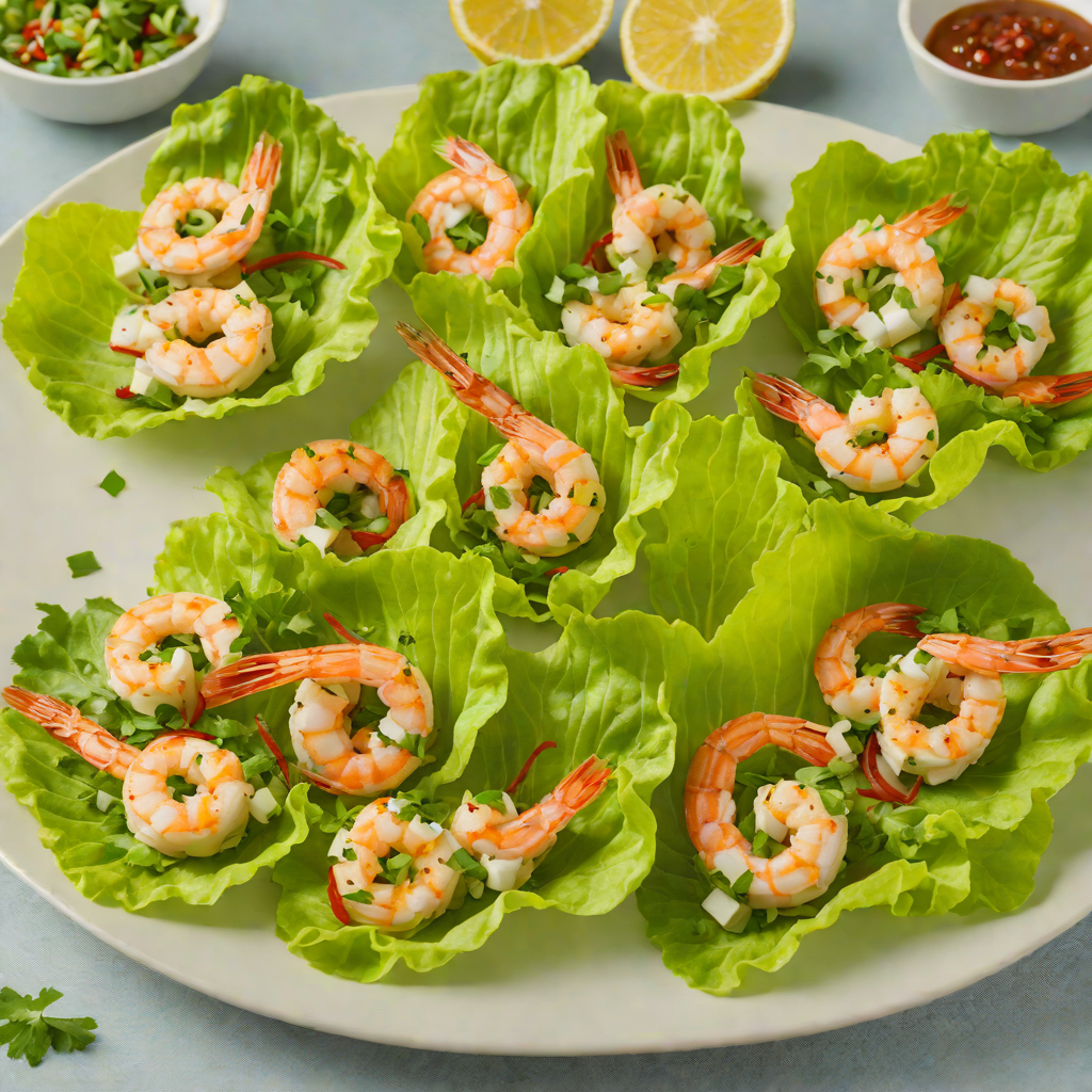Citrus-Marinated Shrimp Lettuce Wraps