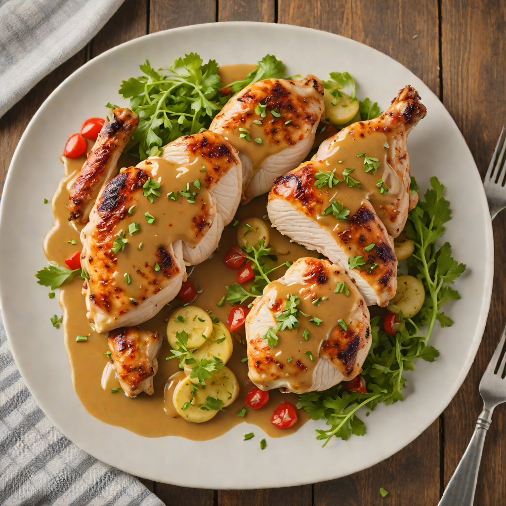 Pan-Seared Chicken with Northwest Indiana Mustard Glaze