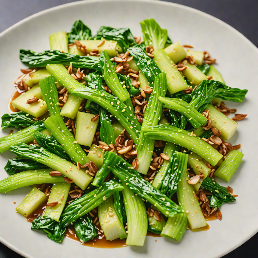 Shanghainese Stir-Fried Bok Choy with Garlic and Soy