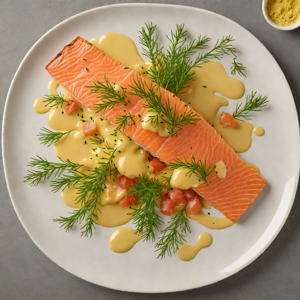 Gin-Cured Salmon with Dill and Mustard Sauce