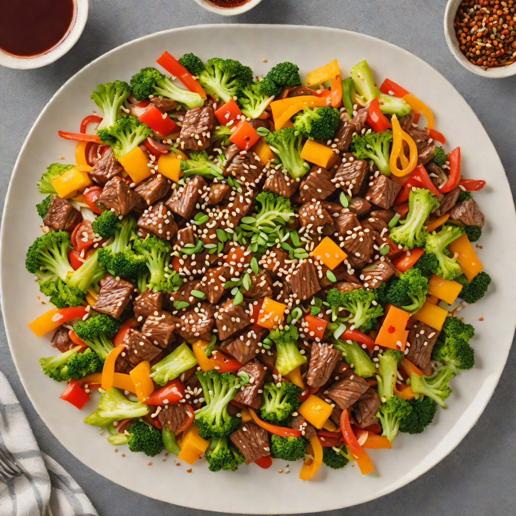 Spicy Korean-Inspired Beef Stir Fry with Gochujang and Seasonal Vegetables
