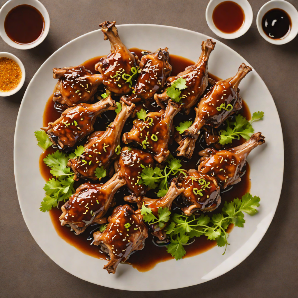 Grilled Tebichi (Okinawan Braised Pig’s Trotters) with Miso Glaze