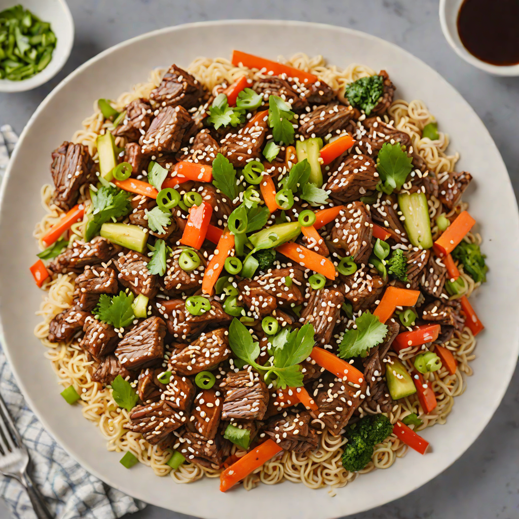 Half-Hour Spicy Korean Beef Stir-Fry with Sesame