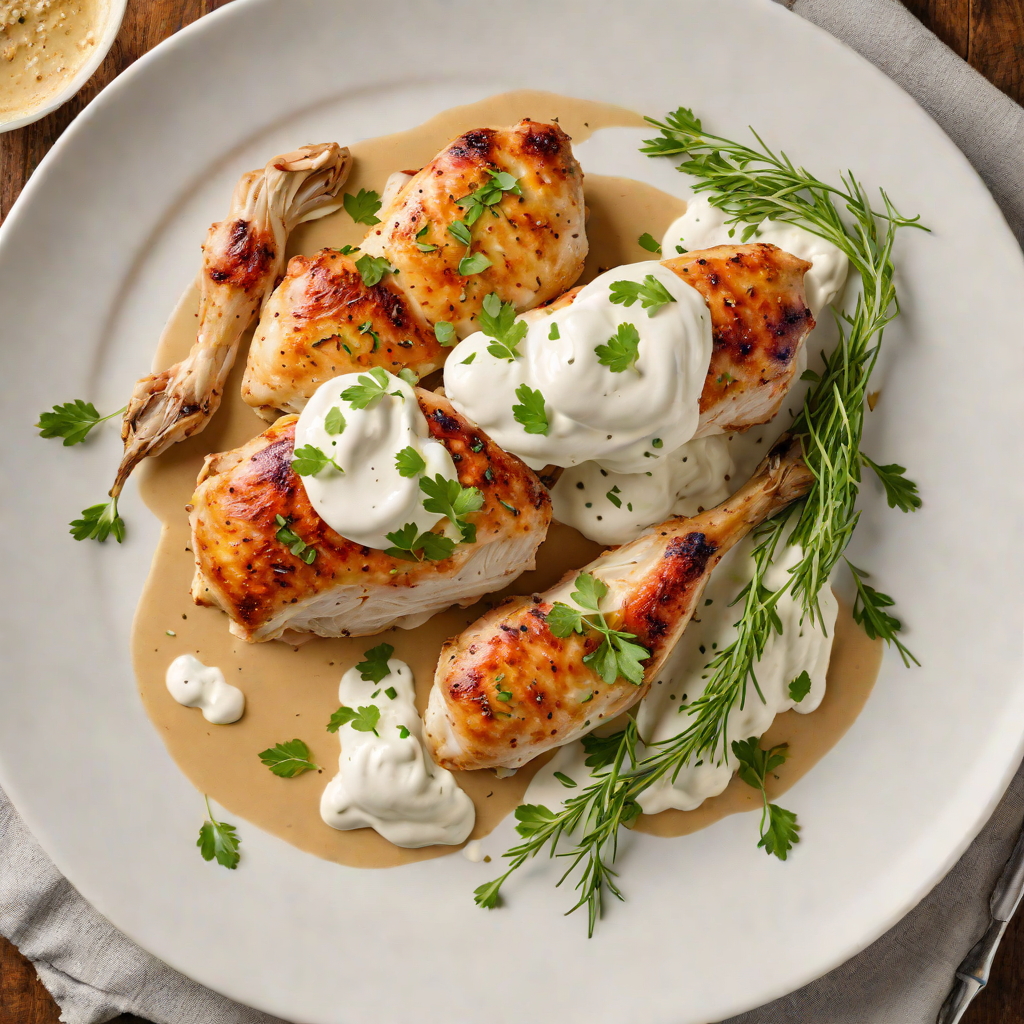 Pan-Seared Chicken with Horseradish Cream Sauce