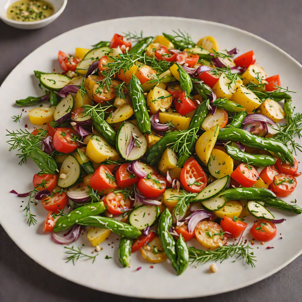 Sautéed Fourth-Season Vegetables with Garlic and Thyme
