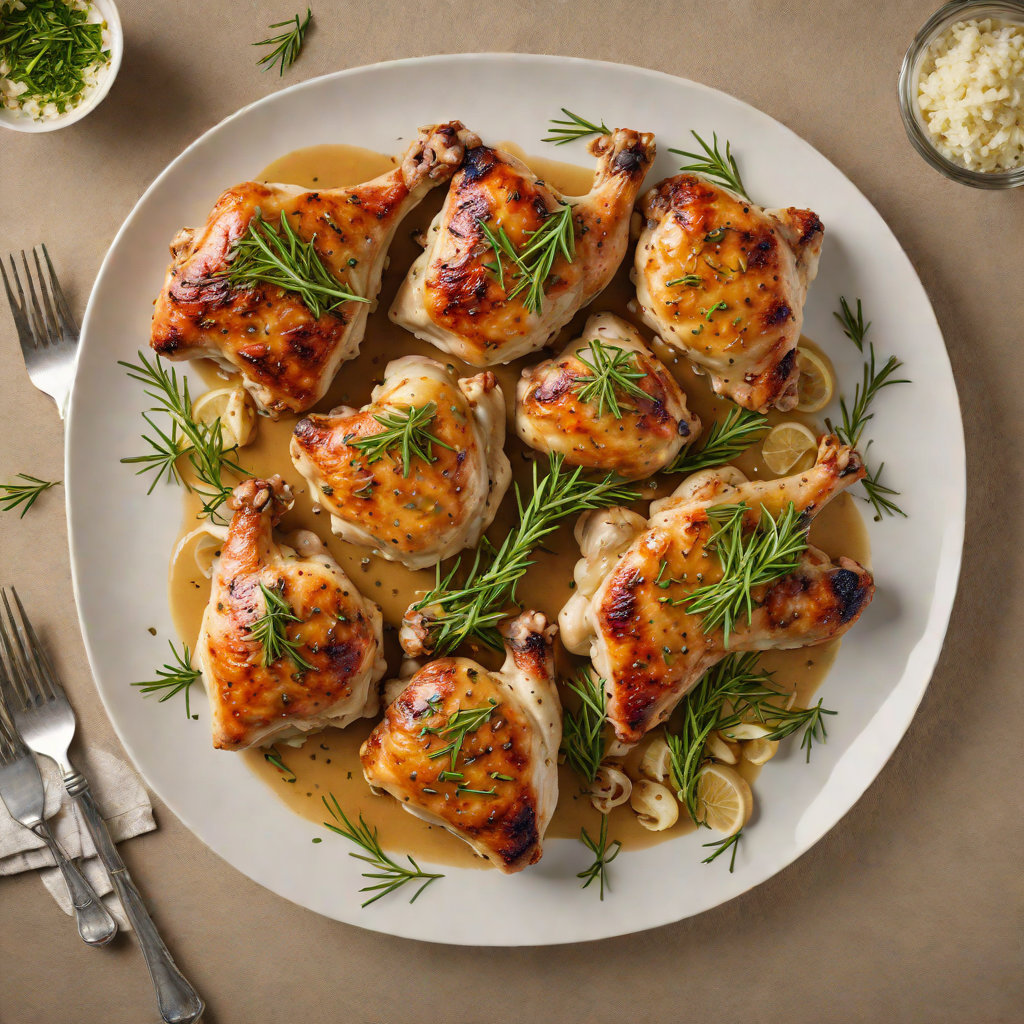 Pan-Roasted Chicken Thighs with Garlic and Rosemary