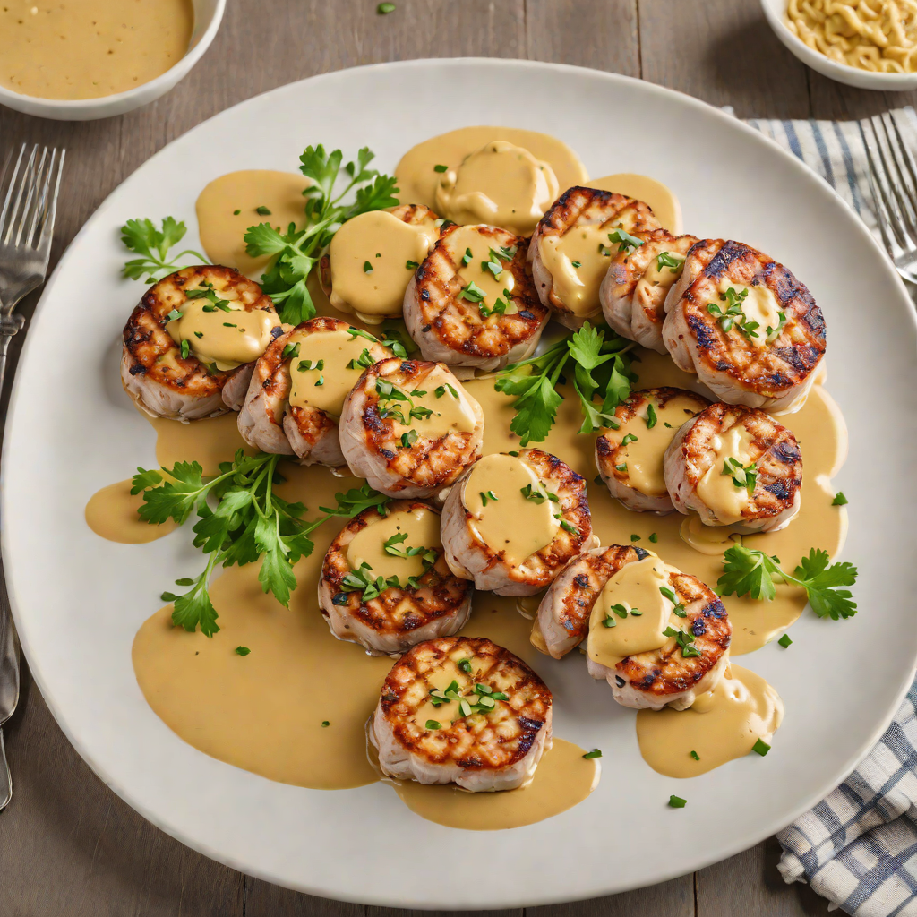 Pan-Seared Pork Medallions with Northwest Indiana Mustard Sauce