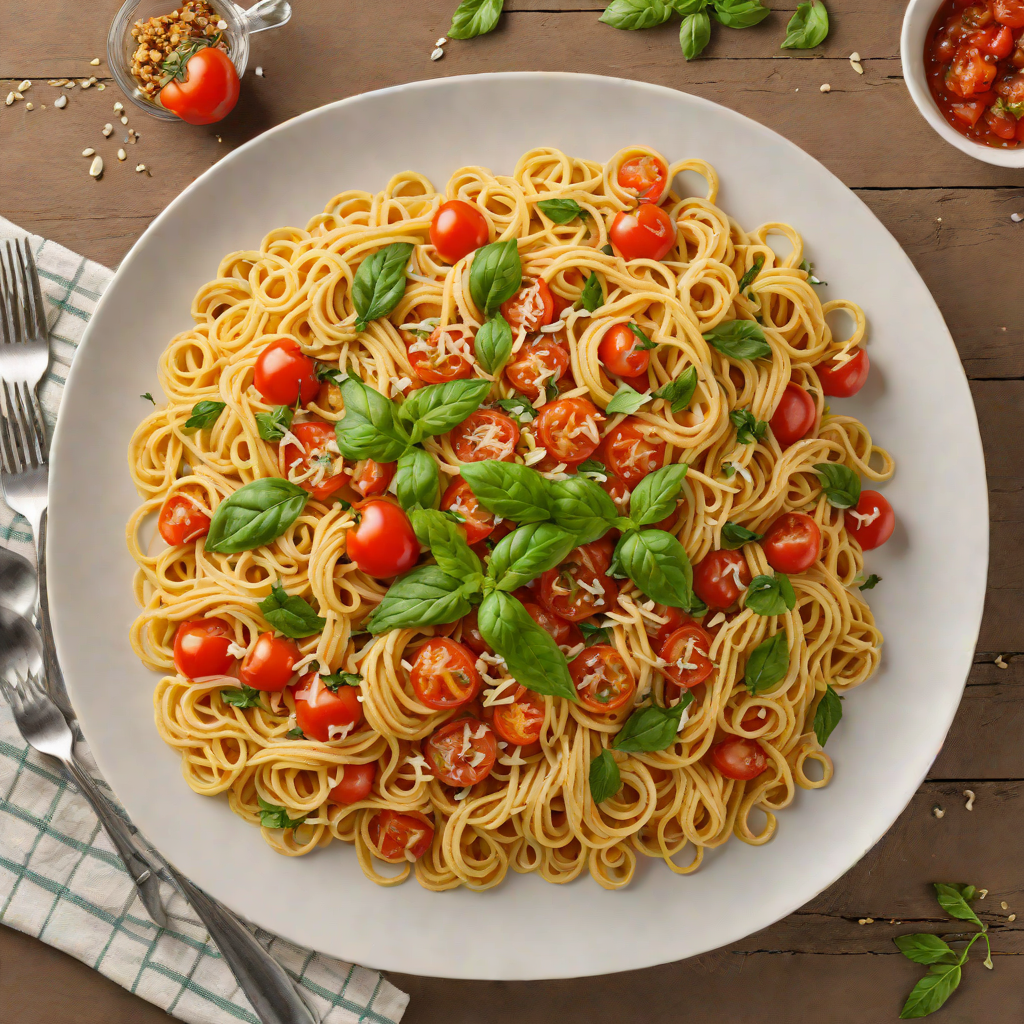 One-Pot Garlic Tomato Basil Pasta