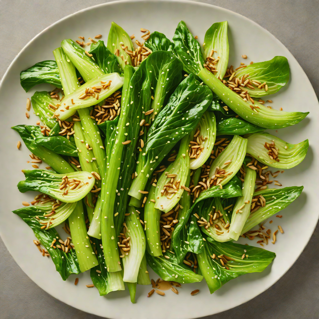 Sautéed Bok Choy with Garlic and Sesame