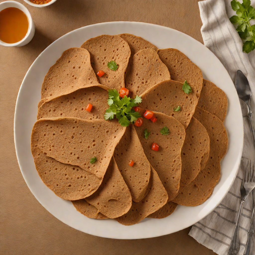 Simmered Injera Injera Flatbread Batter