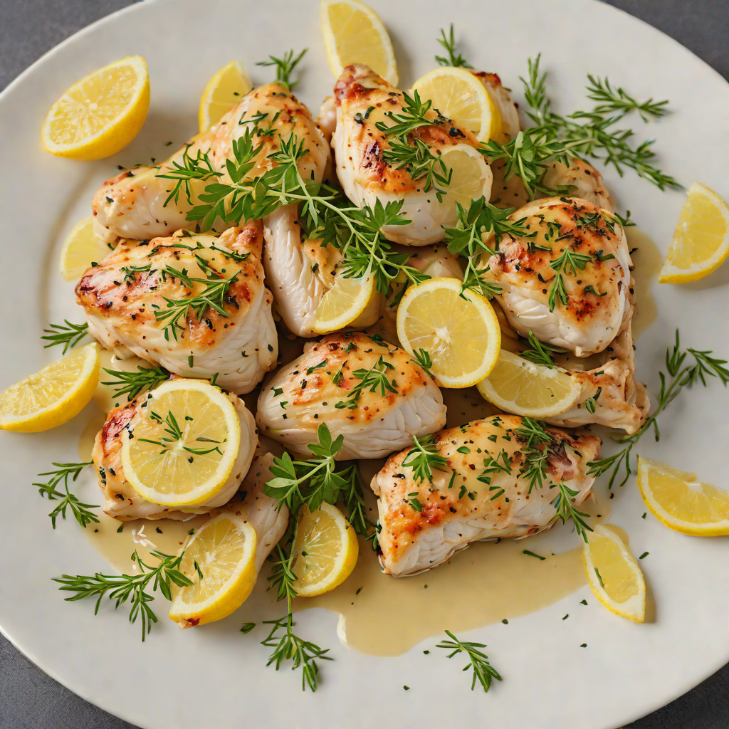 Sautéed Chicken with Lemon-Thyme and Garlic Butter