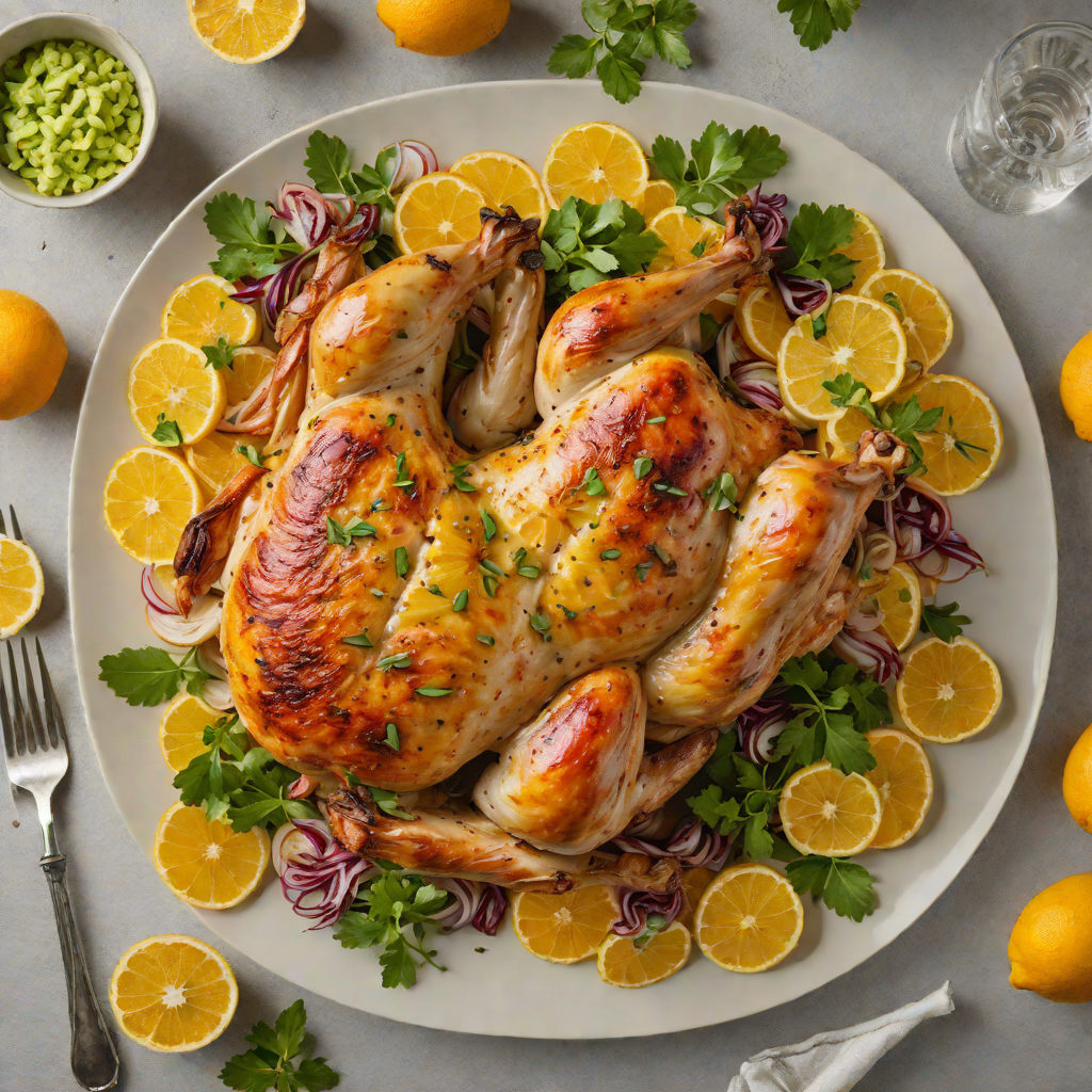 Sheet Pan Brazilian-Style Roast Chicken with Citrus and Garlic