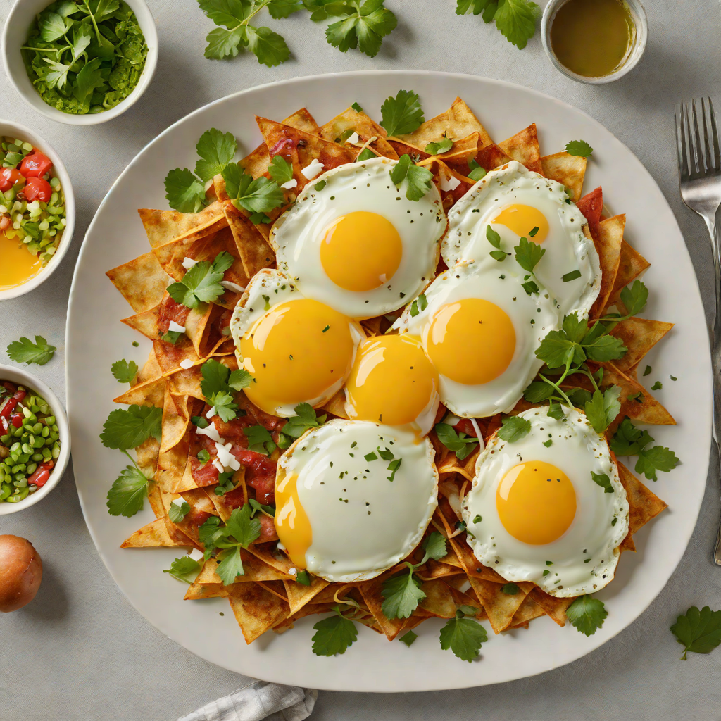Chilaquiles with Salsa Verde and Fried Egg
